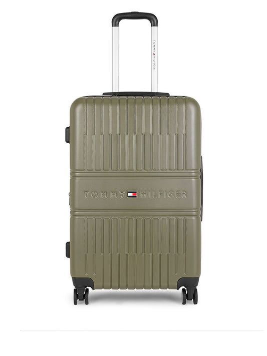 Tommy Hilfiger Stanford Textured Hard Medium Suitcase Trolley- 81.5L