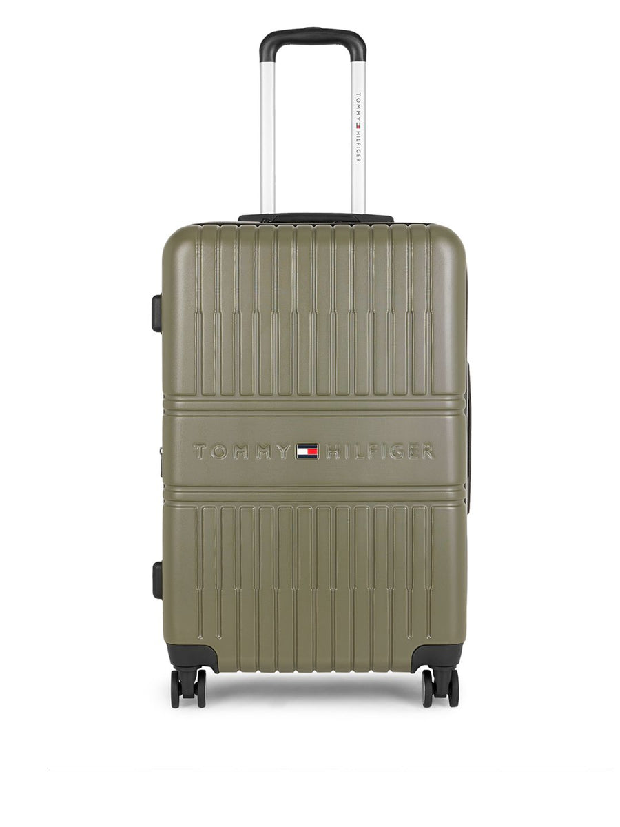 Tommy Hilfiger Stanford Textured Hard Medium Suitcase Trolley- 81.5L