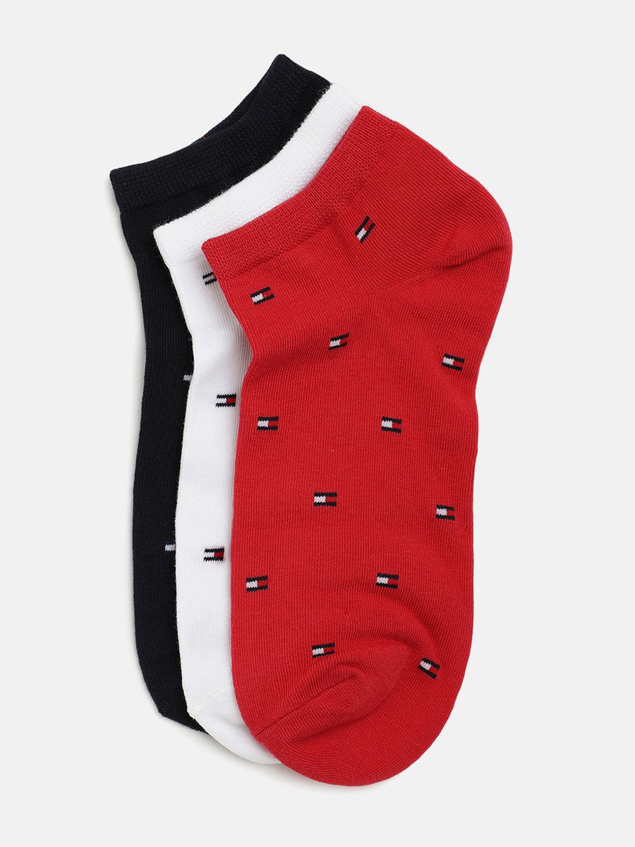 Tommy Hilfiger Men Pack Of 3 Ankle-length Socks