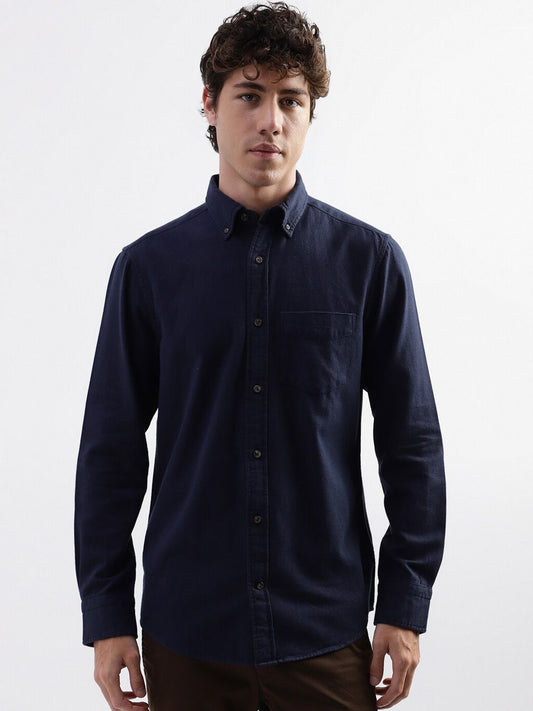 GANT Button-Down Collar Pure Cotton Casual Shirt