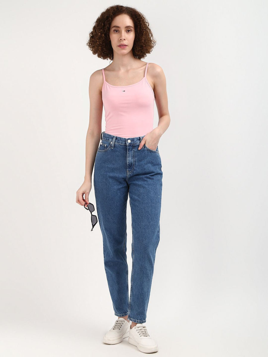 Tommy Hilfiger Solid Shoulder Straps Bralette Top