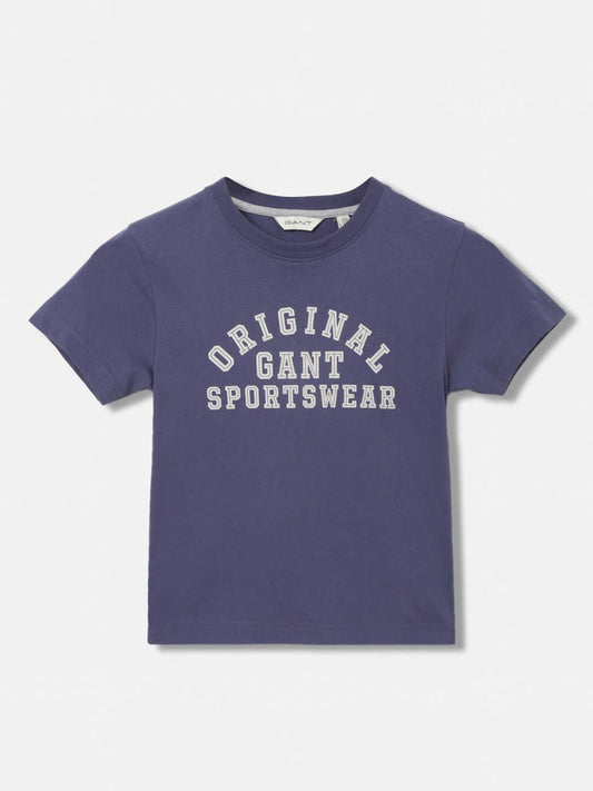 GANT Solid Round Neck Relaxed Fit T-Shirt