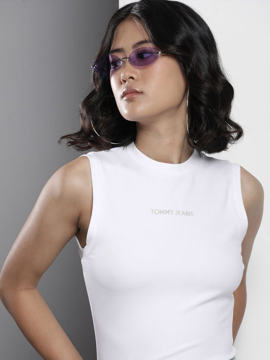 Tommy Hilfiger Brand Logo Embroidered Bodysuit