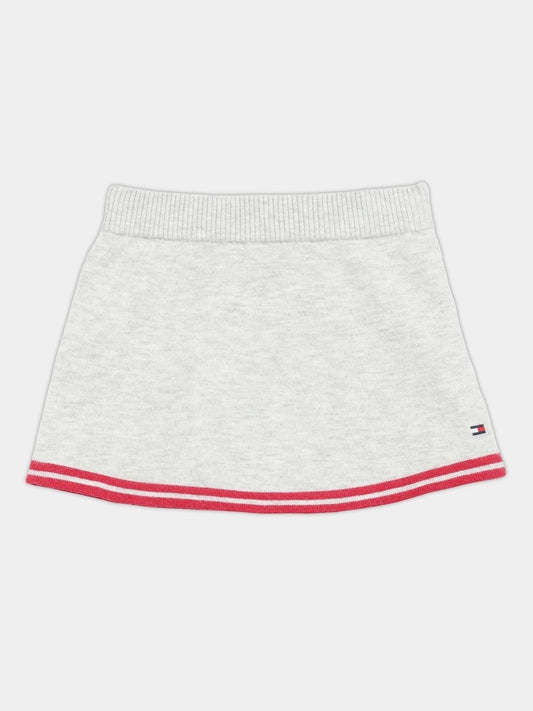 Tommy Hilfiger Girls Regular Fit Mid-Rise A-Line Skirt