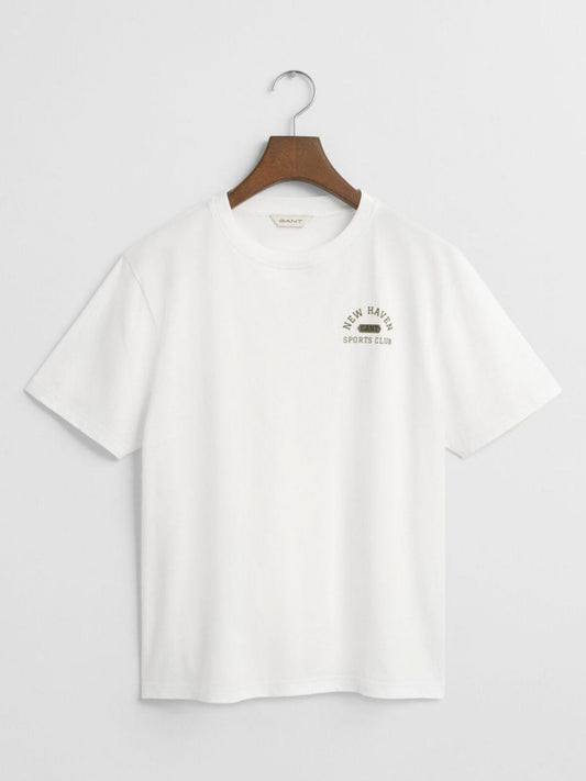 GANT Boys Typography Printed Pure Cotton T-shirt
