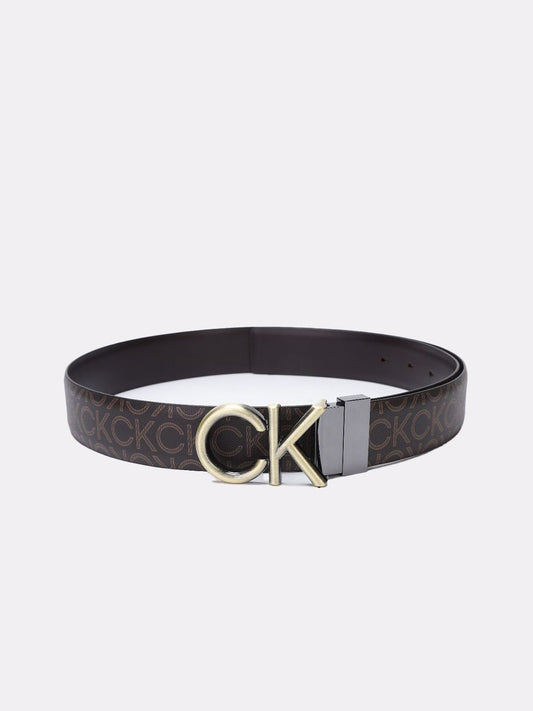 Calvin Klein Men Printed Leather Reversible Belt