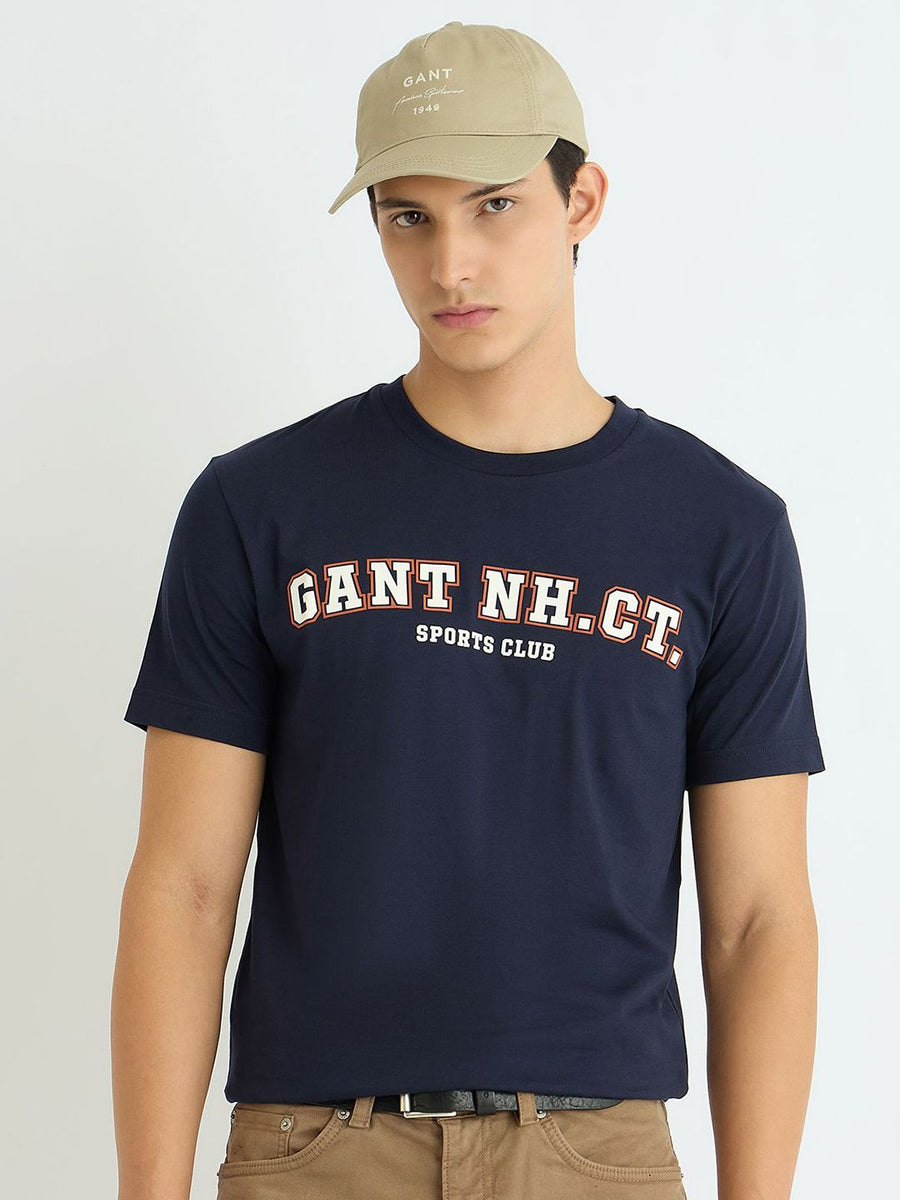 GANT Typography Printed Sports Organic Cotton T-shirt