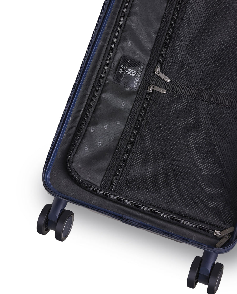 Rare Rabbit Tony Blue Hard Shell Trolley Bag
