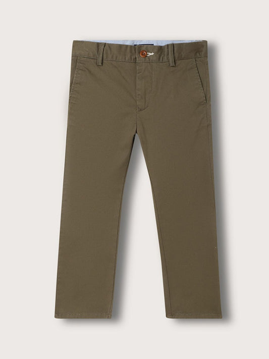 GANT Boys Mid Rise Cotton Chinos Trousers