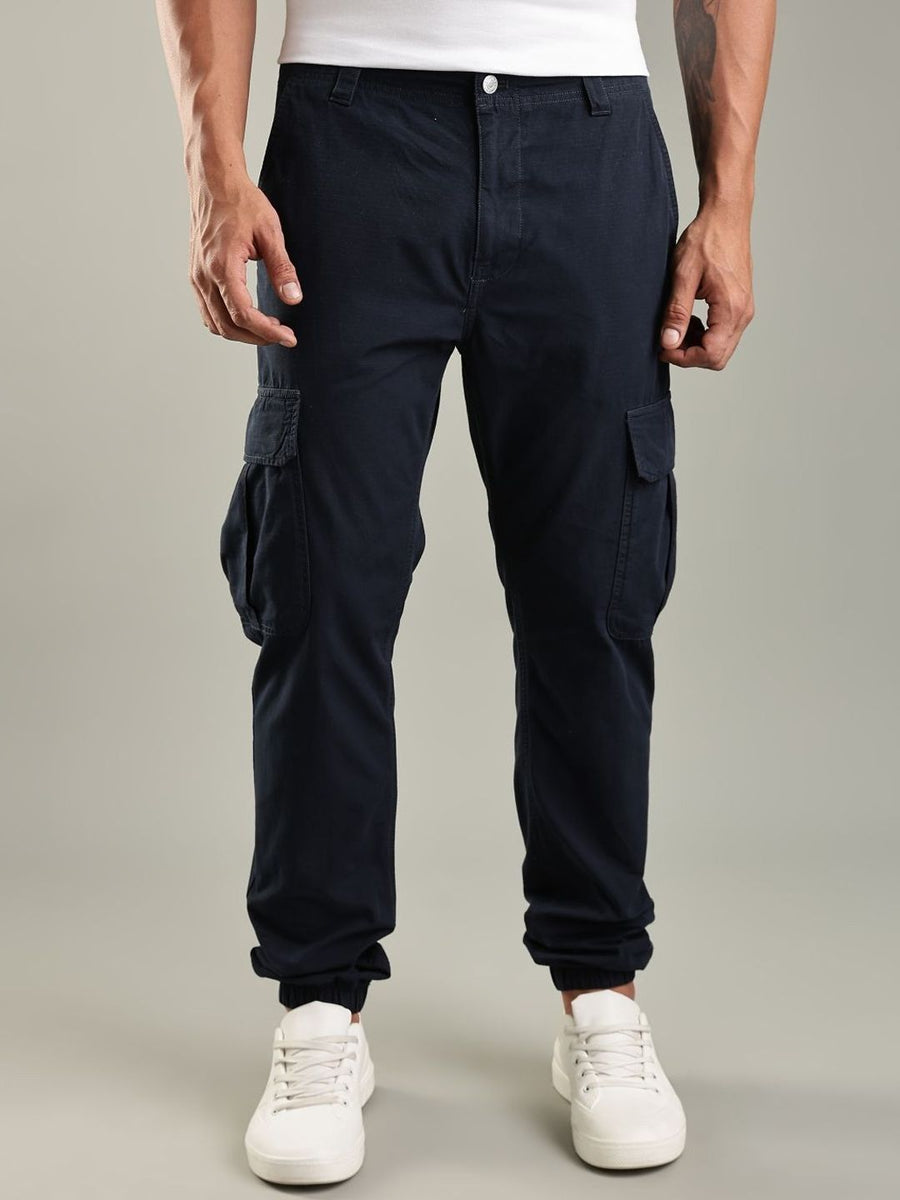Tommy Hilfiger Men Cotton Slim Fit Cargos Trousers