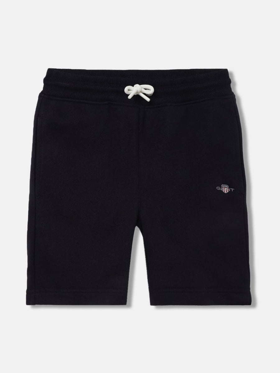 GANT Solid Mid-Rise Regular Fit Shorts