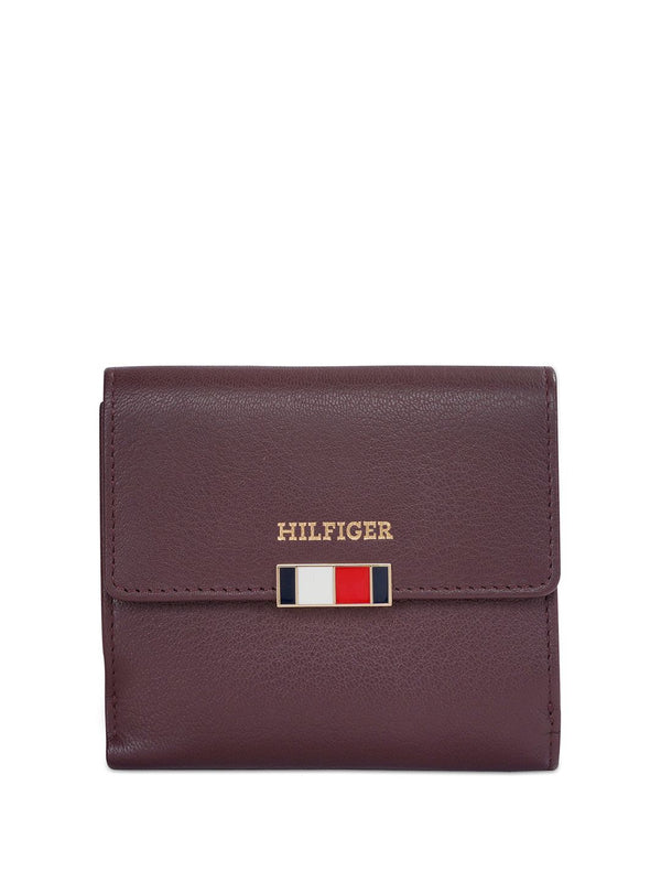Tommy Hilfiger Leather Bowling Sling Bag with Embellished Detail
