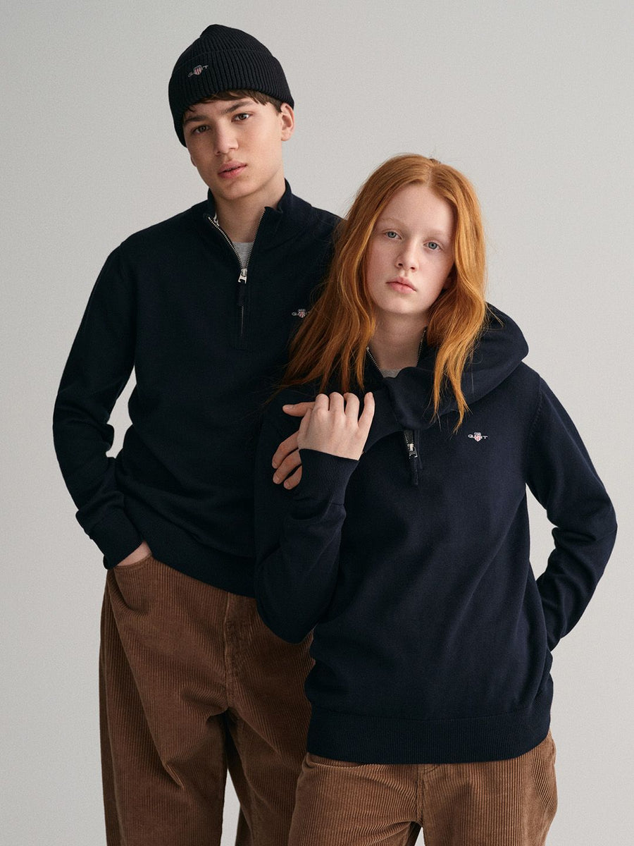 GANT Unisex Navy Blue Pullover