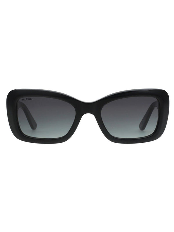 Tommy Hilfiger Women Green Lens & Black Cateye Sunglasses with