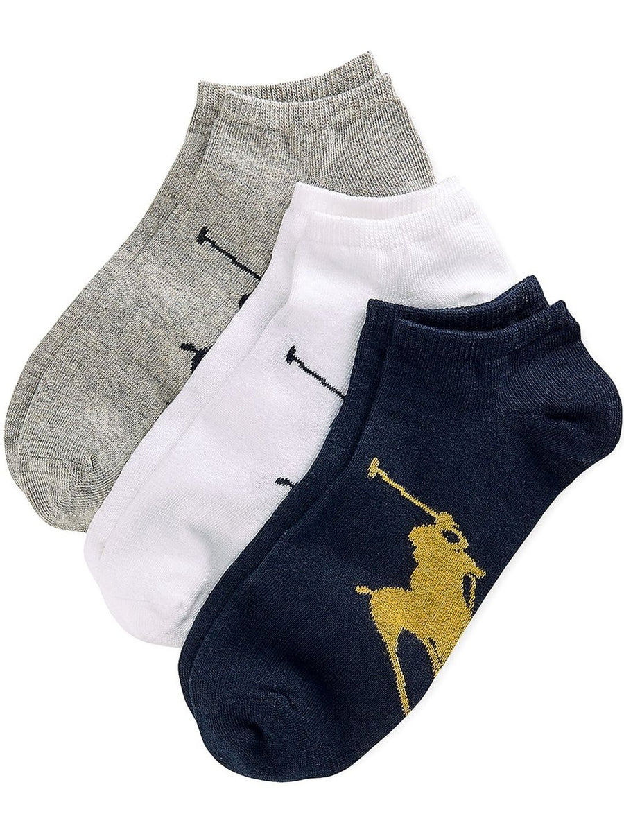 Polo Ralph Lauren Men Pack of 3 Cotton Patterned Socks