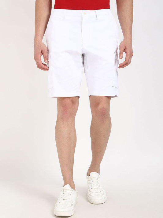 Tommy Hilfiger Men Cotton Mid-Rise Regular Shorts