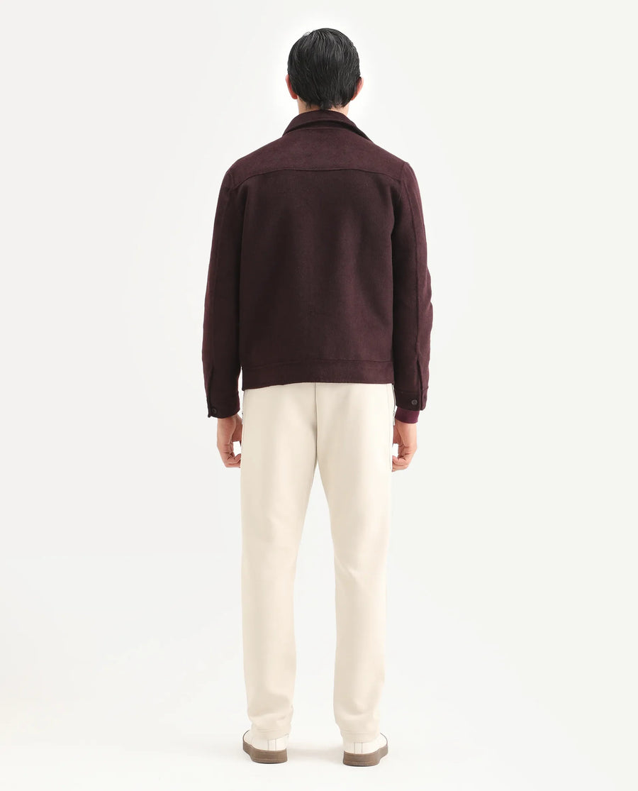 Rare Rabbit Men's Scot Light Beige Cotton Plain Regular Fit Track Pant