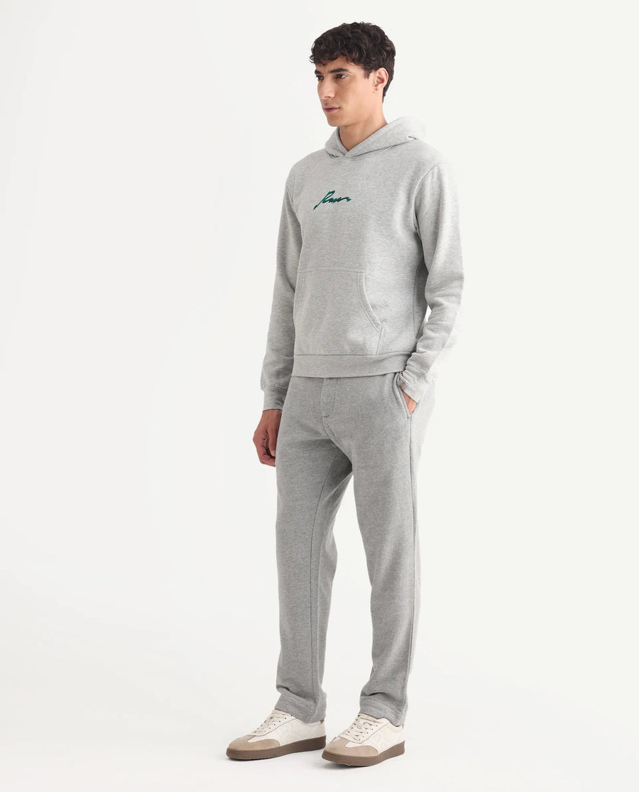 Rare Rabbit Men's Couver Grey Polyester Plain Relaxed Fit Track Pant
