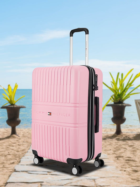 Tommy Hilfiger Textured Hard Sided Cabin Trolley Suitcase
