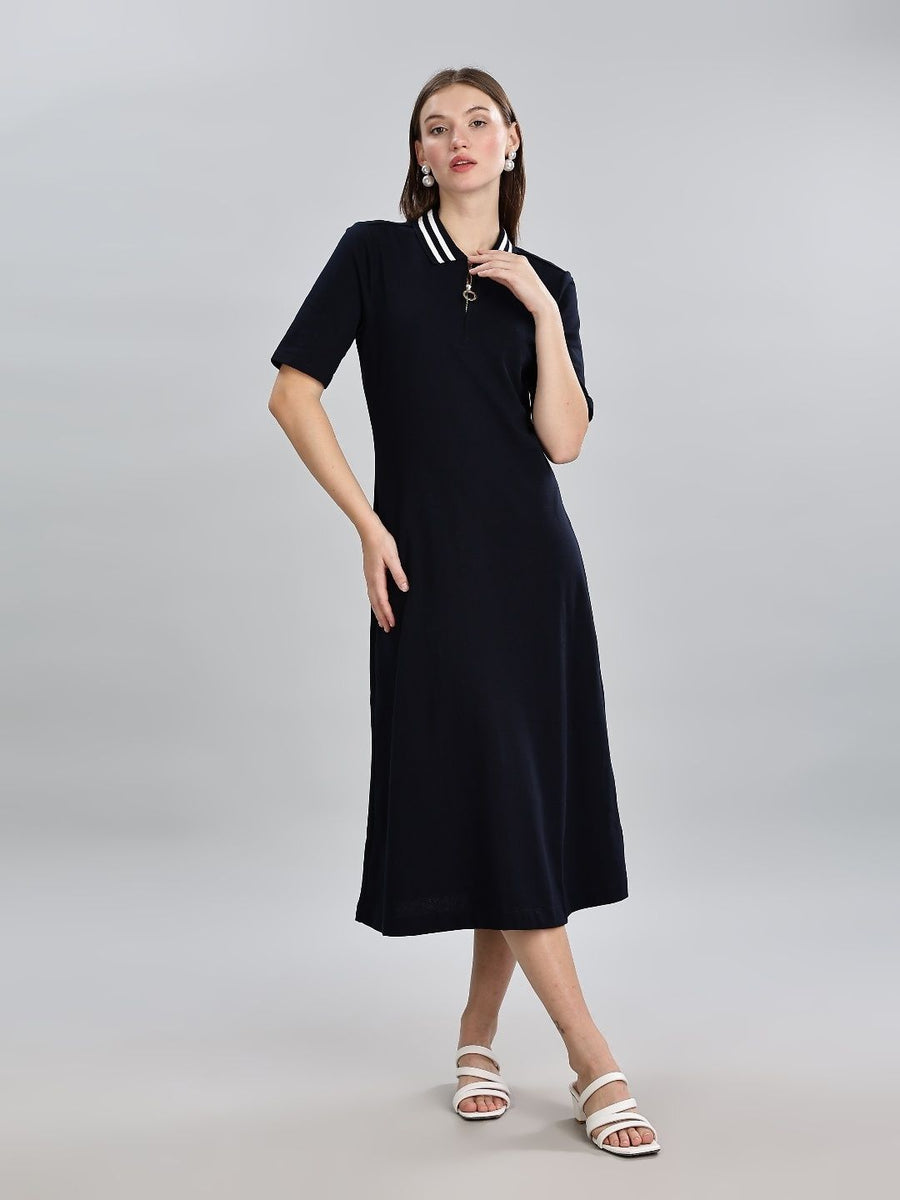 Tommy Hilfiger A-Line Midi Dress