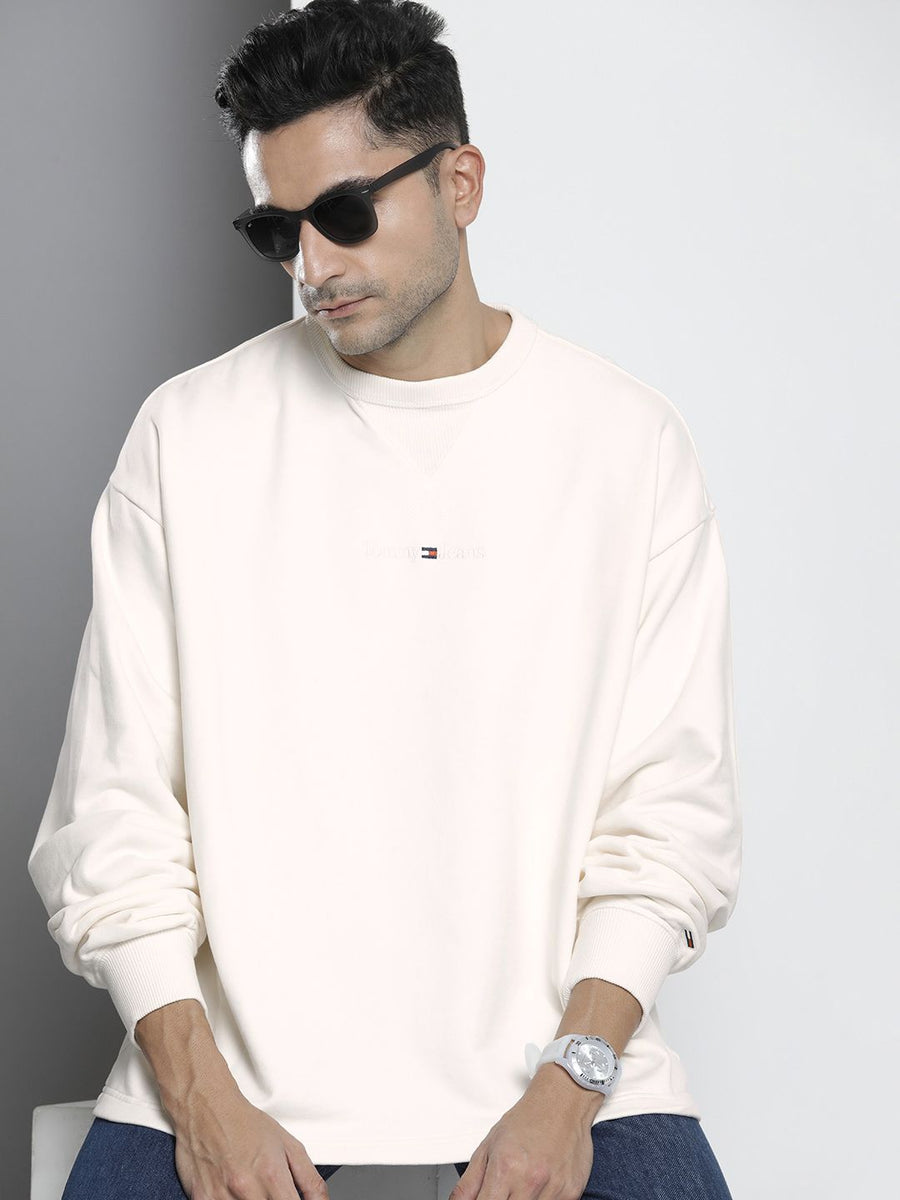 Tommy Hilfiger Sustainable Round Neck Pure Cotton Sweatshirt