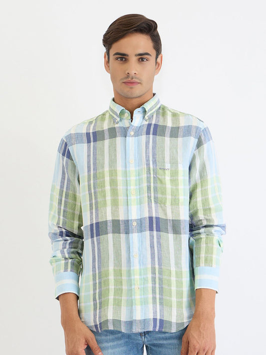 GANT Men Buffalo Checks Opaque Checked Casual Shirt
