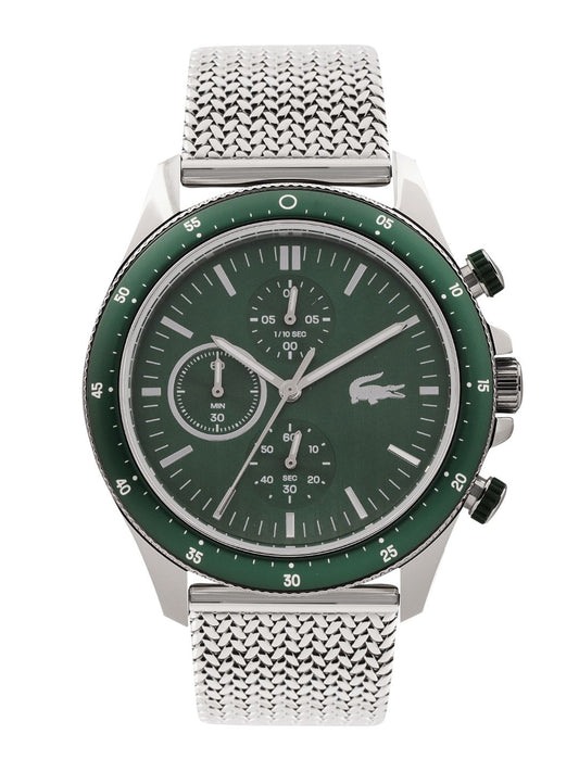 Lacoste Men Neo Heritage Bracelet Style Analogue Chronograph Watch 2011255-Green
