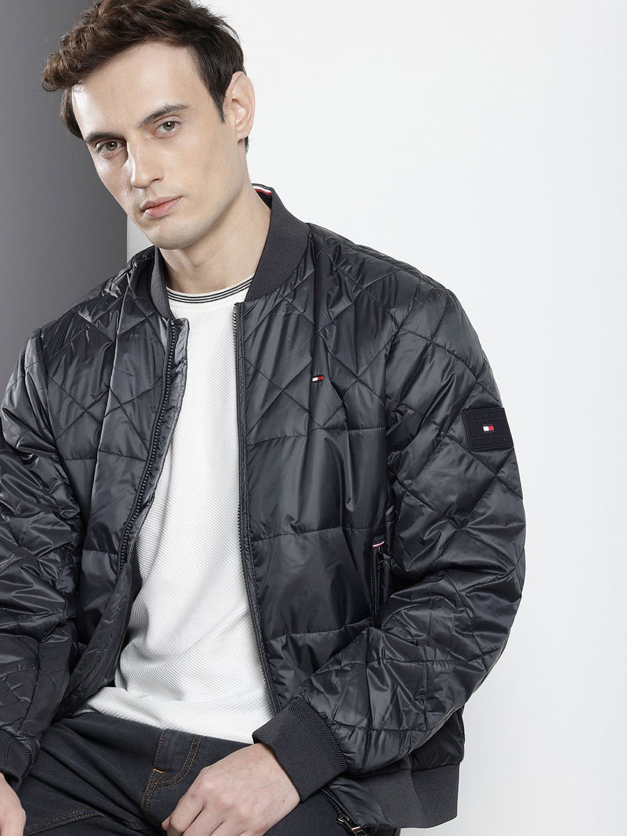 Tommy Hilfiger Mock Collar Bomber Jacket