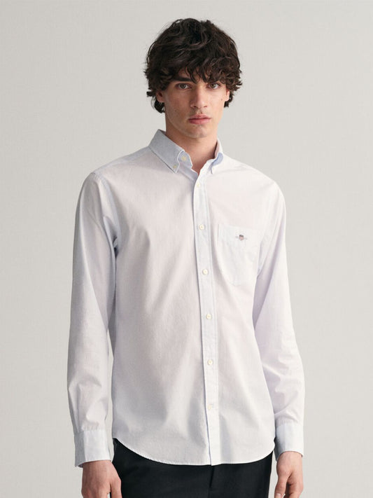 GANT Striped Button Down Regular Fit Shirt