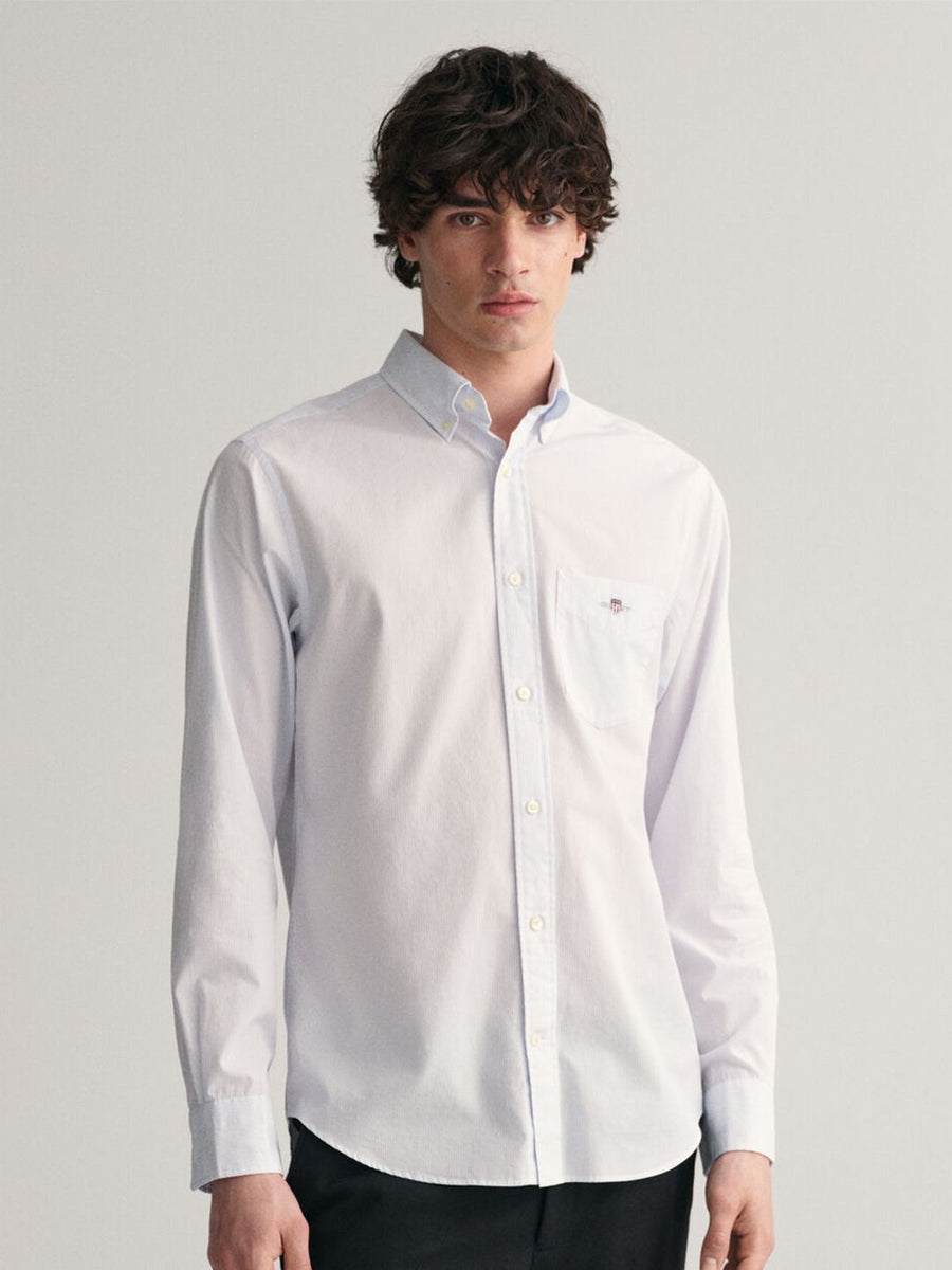 GANT Striped Button Down Regular Fit Shirt
