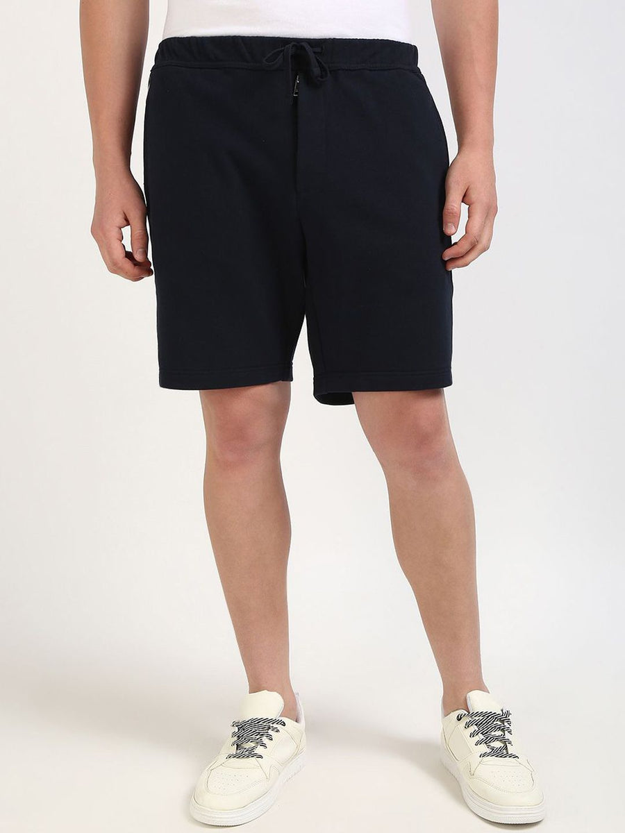 Tommy Hilfiger Fashion Men Cotton Mid-Rise Striped Shorts