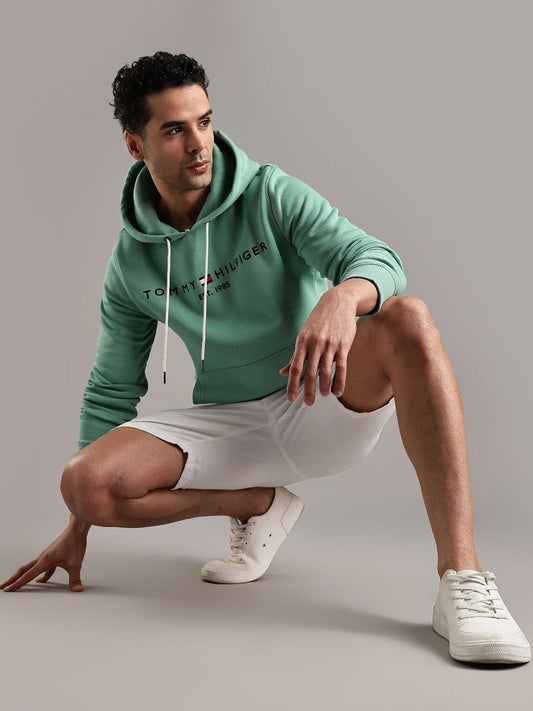 Tommy Hilfiger Men Printed Hooded Sweatshirt