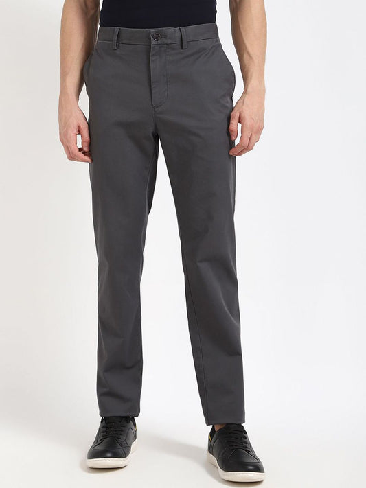 Tommy Hilfiger Men Mid-Rise Regular Trousers
