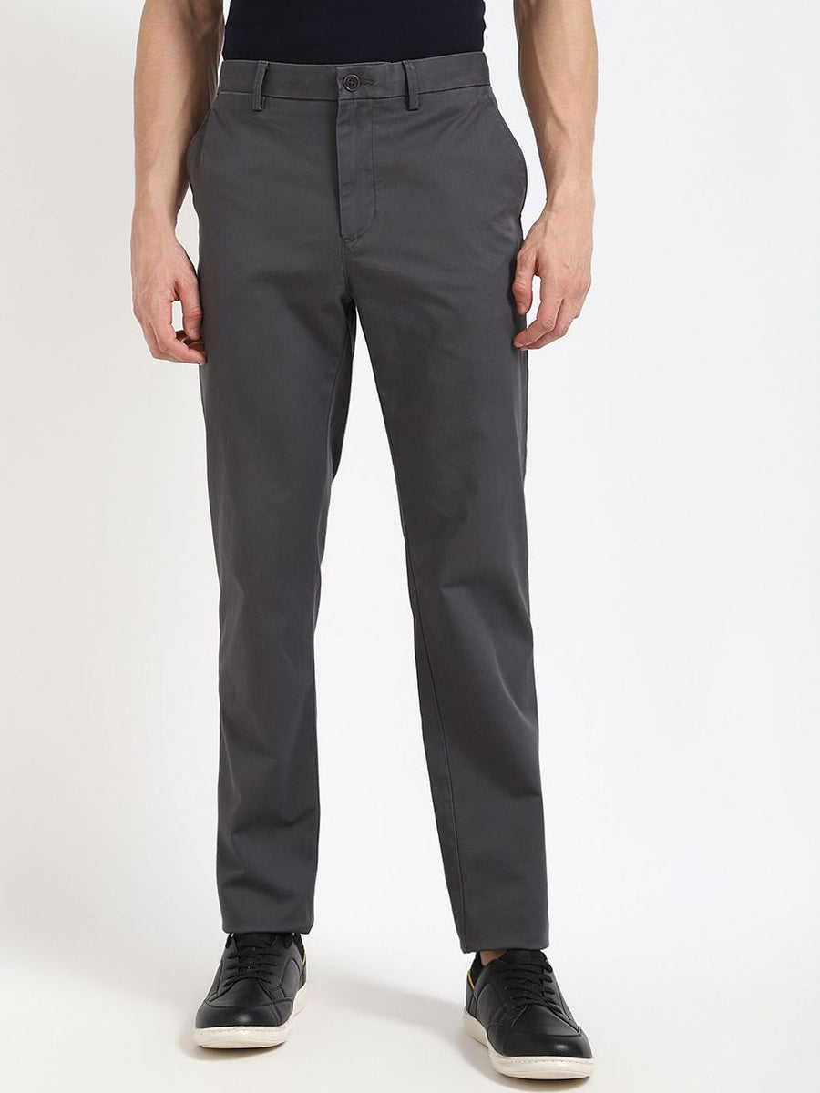 Tommy Hilfiger Men Mid-Rise Regular Trousers
