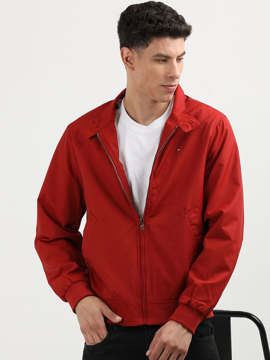 Tommy Hilfiger Men Mock Collar Sporty Jacket