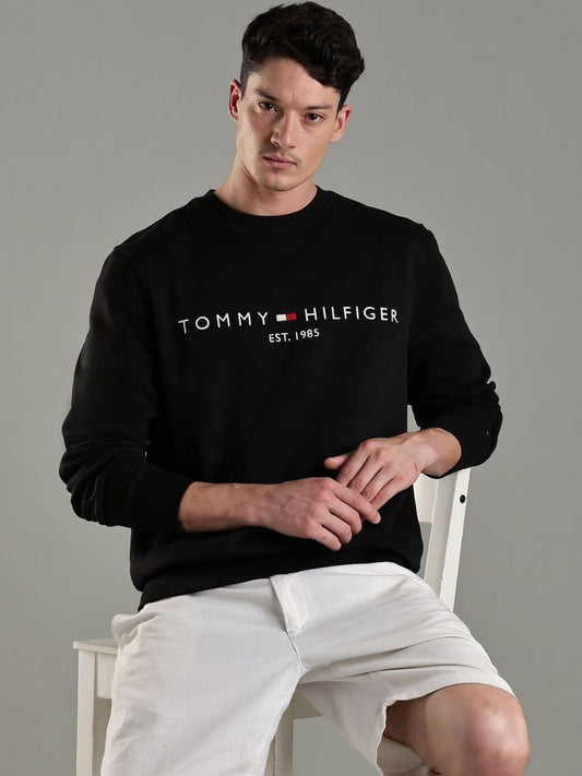 Tommy Hilfiger Europe Men Brand Logo Printed Sweatshirt