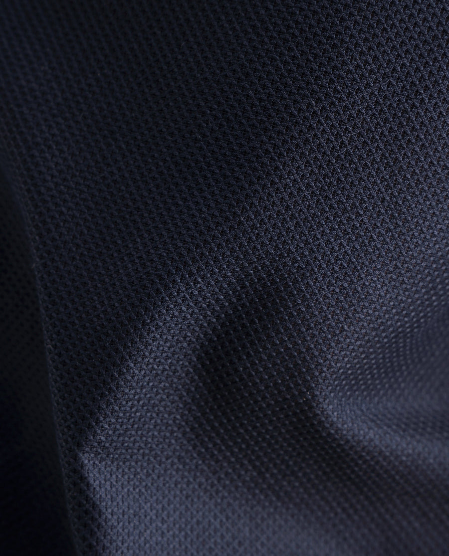 Rare Rabbit Men's Astron 25 Navy Cotton Blend Plain Regular Fit Full Sleeve Collared Shirt