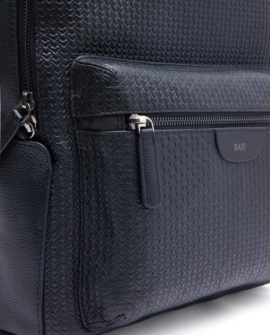 Rare Rabbit Men Axiel Black Leather Bags
