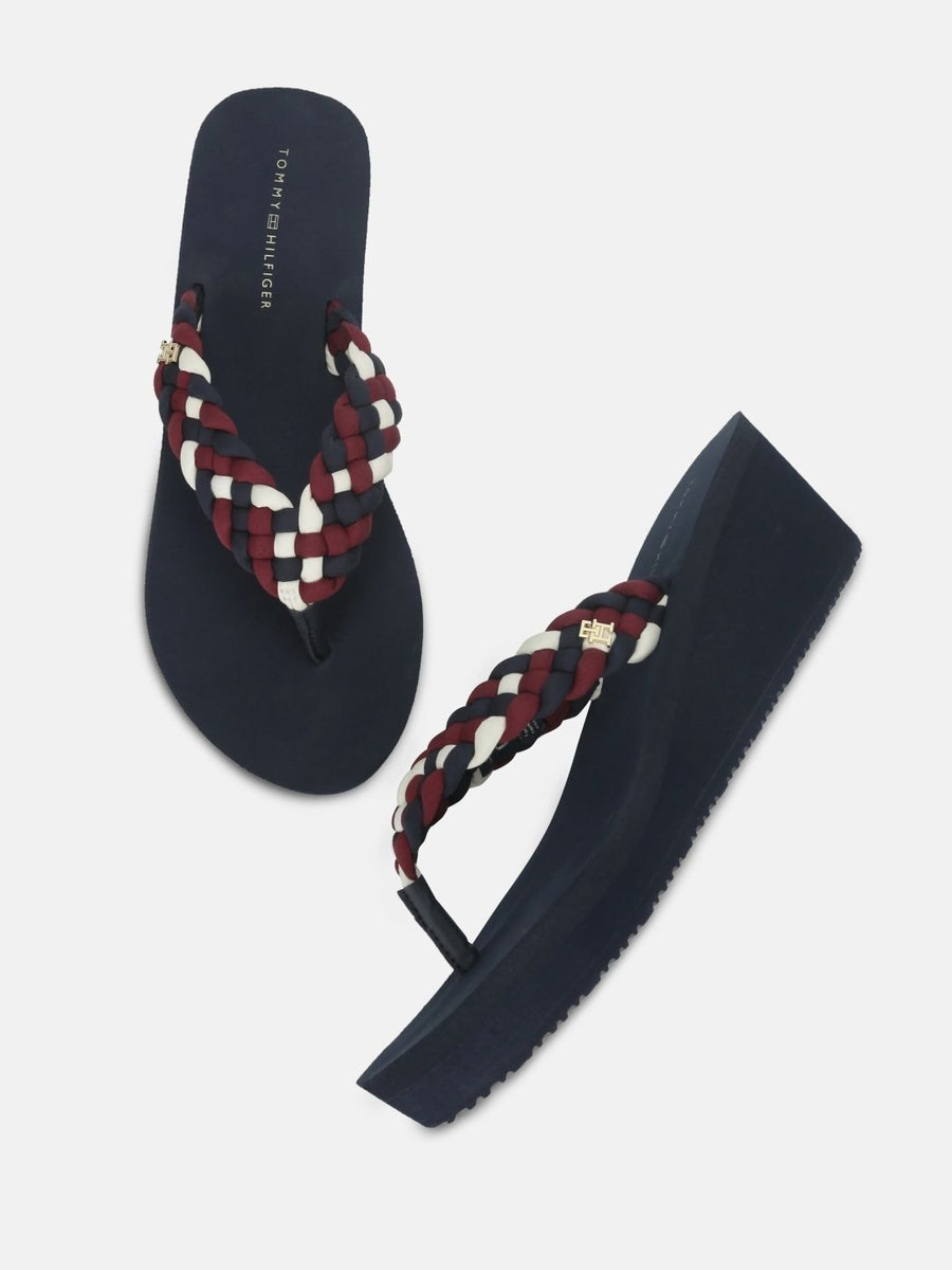 Tommy Hilfiger Women Colourblocked Thong Flip-Flops