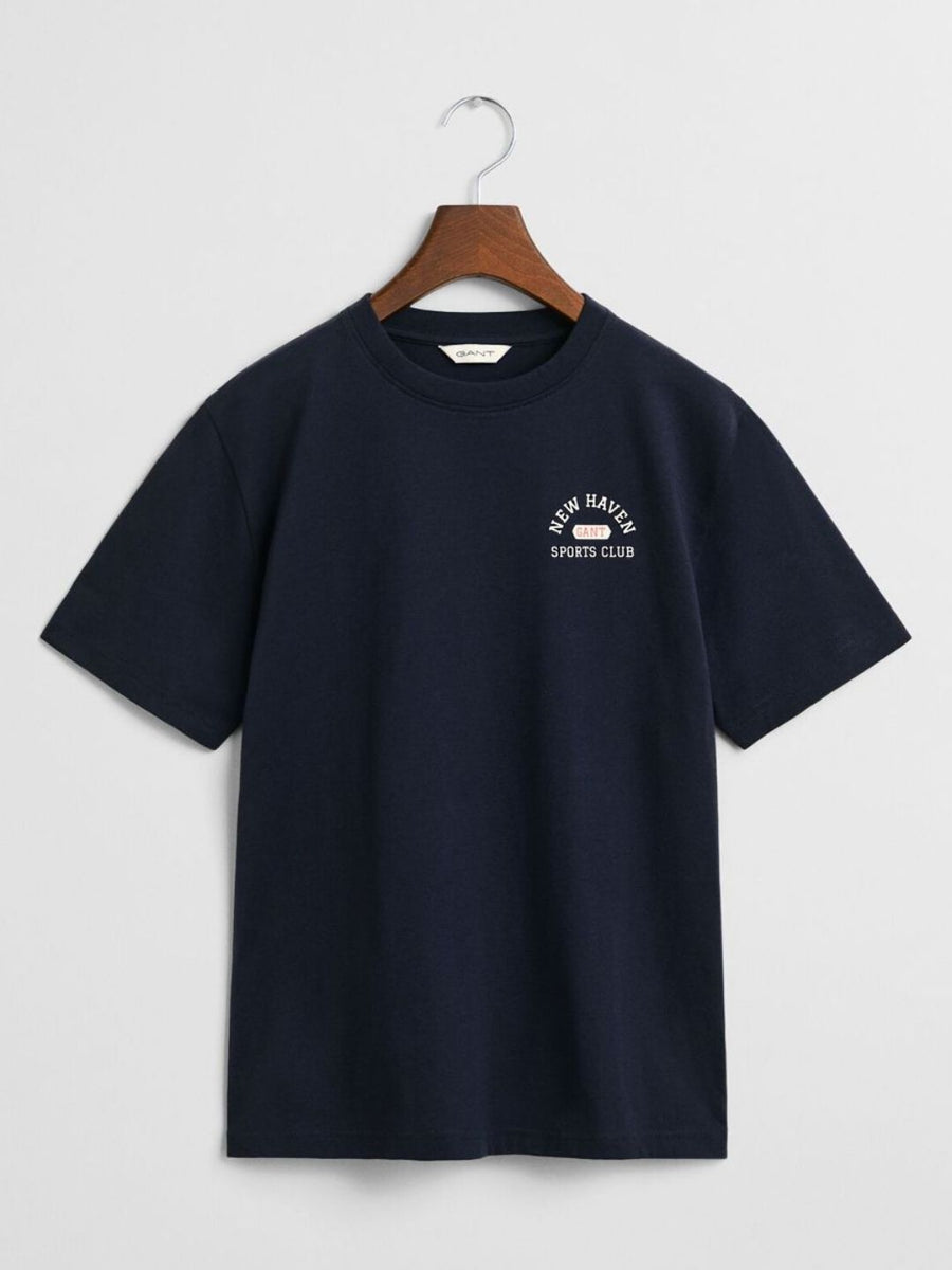 GANT Boys Graphic Printed Round Neck Cotton T-shirt