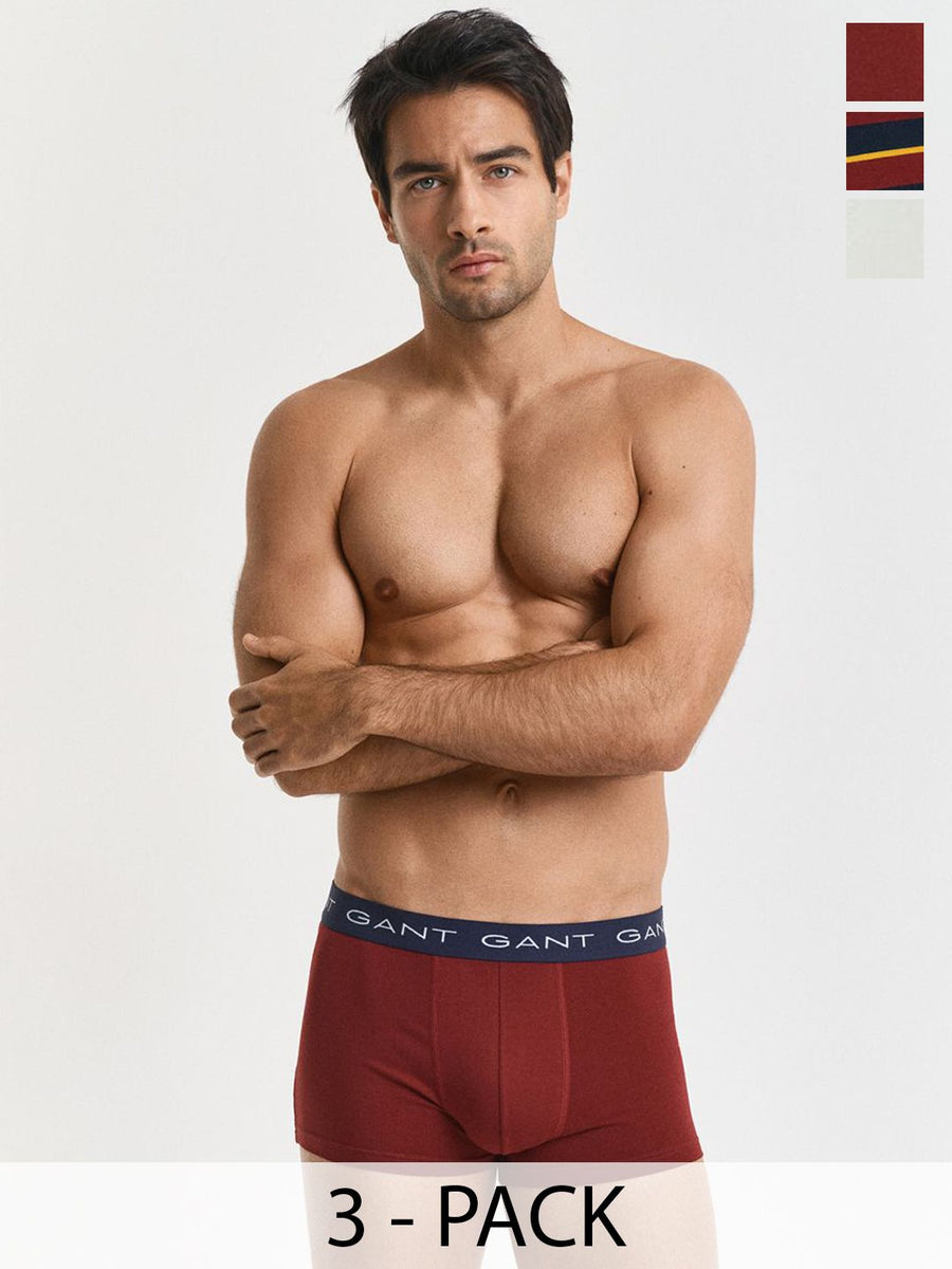 GANT Pack Of 3 Men Striped Trunks