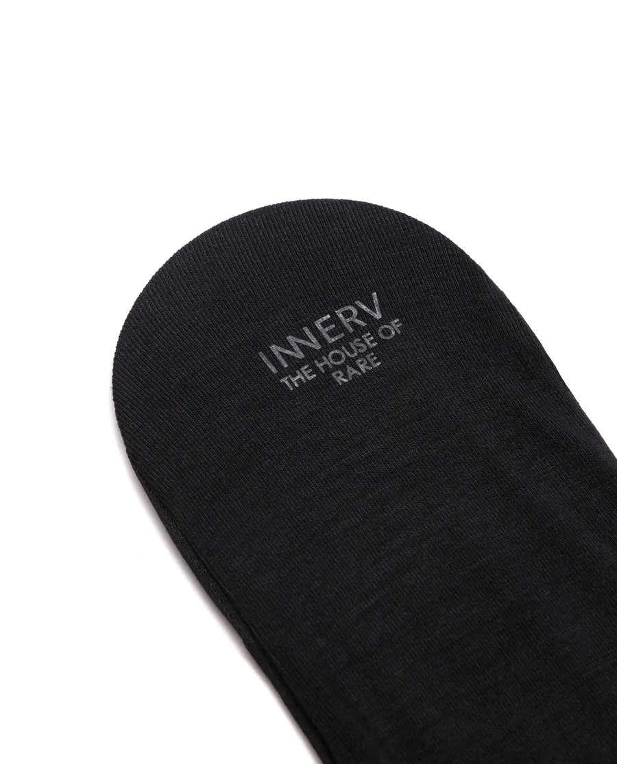 Rare Rabbit Men's Sok Black Cotton Blend Fabric Socks