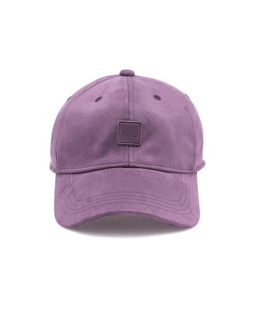 Rare Rabbit Men Bolem Purple Monotone Color Silicone Badge Branding Cap