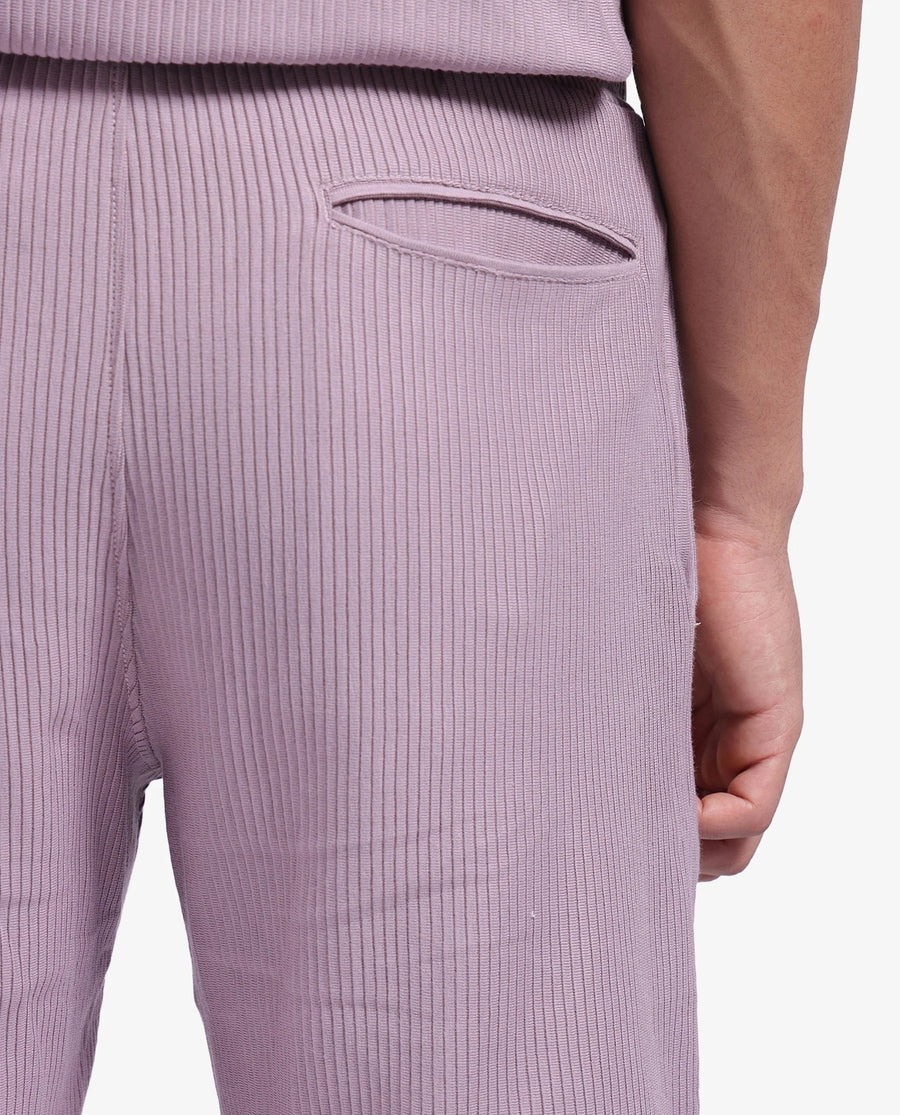 Rare Rabbit Men's Breto-1 Dusky Pink Cotton Textured Regular Fit Shorts