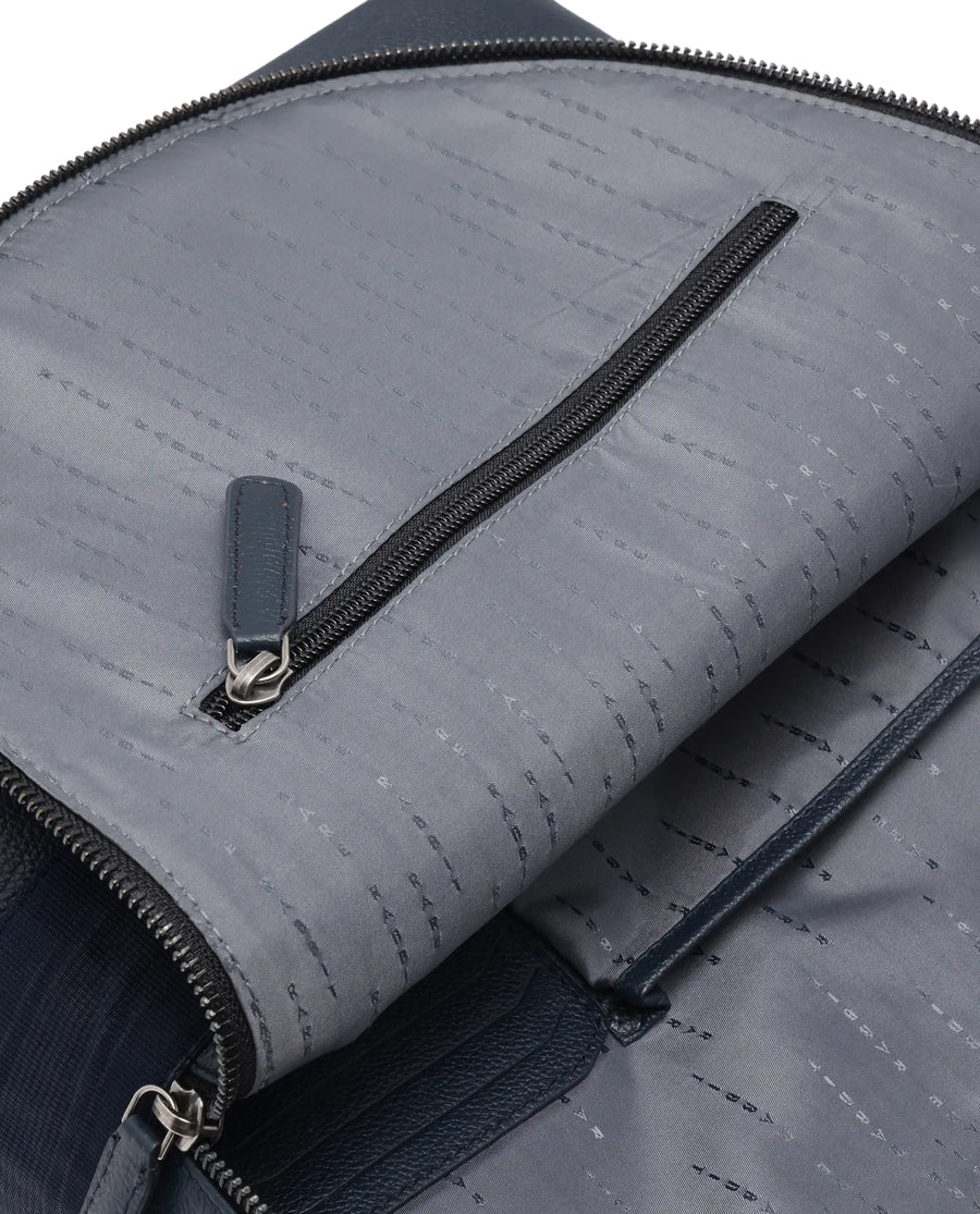 Rare Rabbit Men's Metan Blue Plain Bag