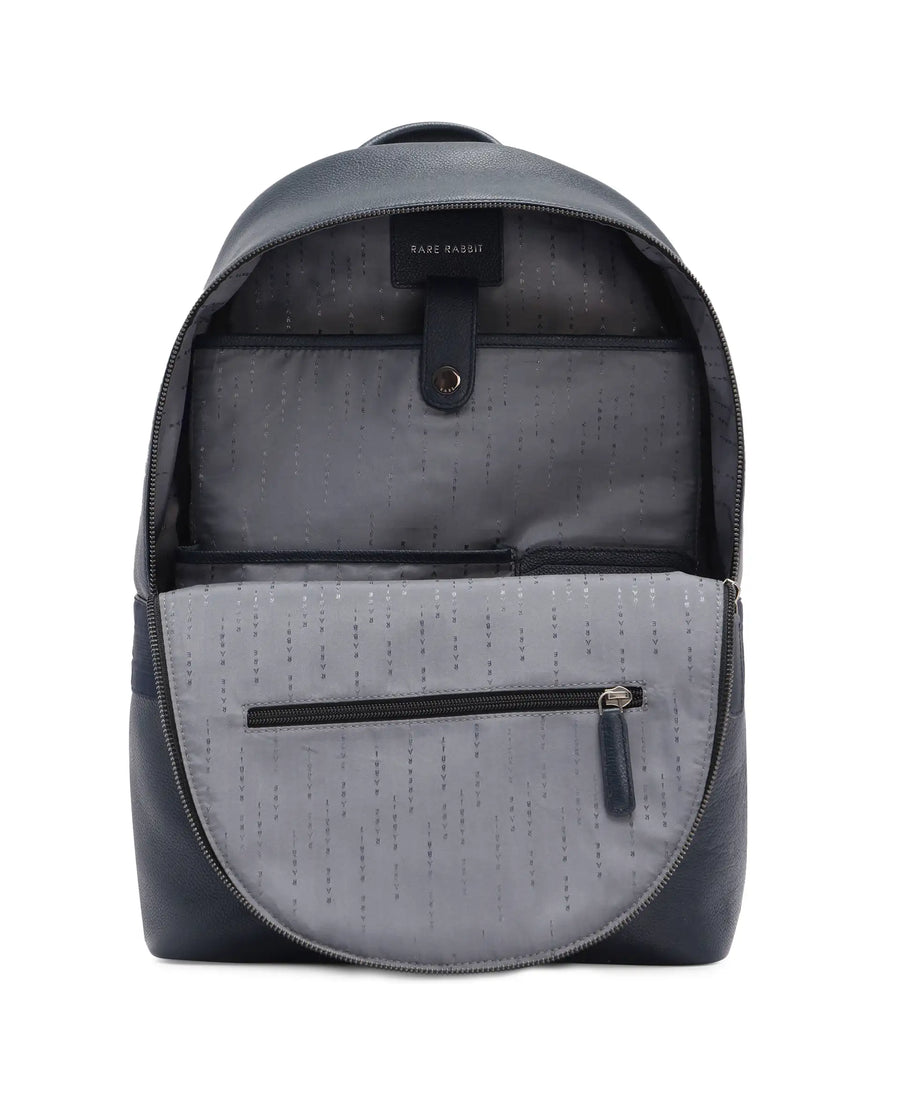 Rare Rabbit Men's Metan Blue Plain Bag