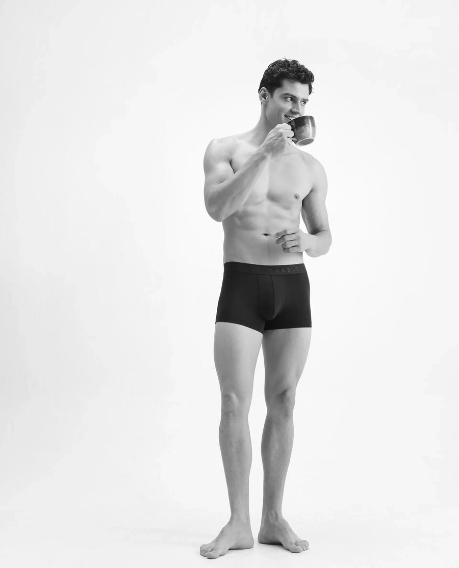Rare Rabbit Men Close Prune Soft Cotton Stretch Trunks