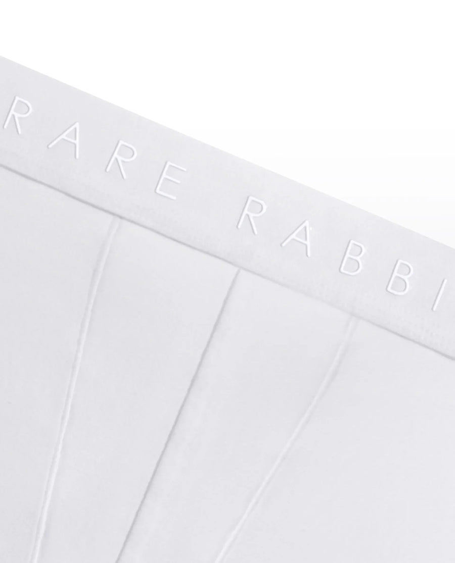 Rare Rabbit Men Close White Soft Cotton Stretch Trunks
