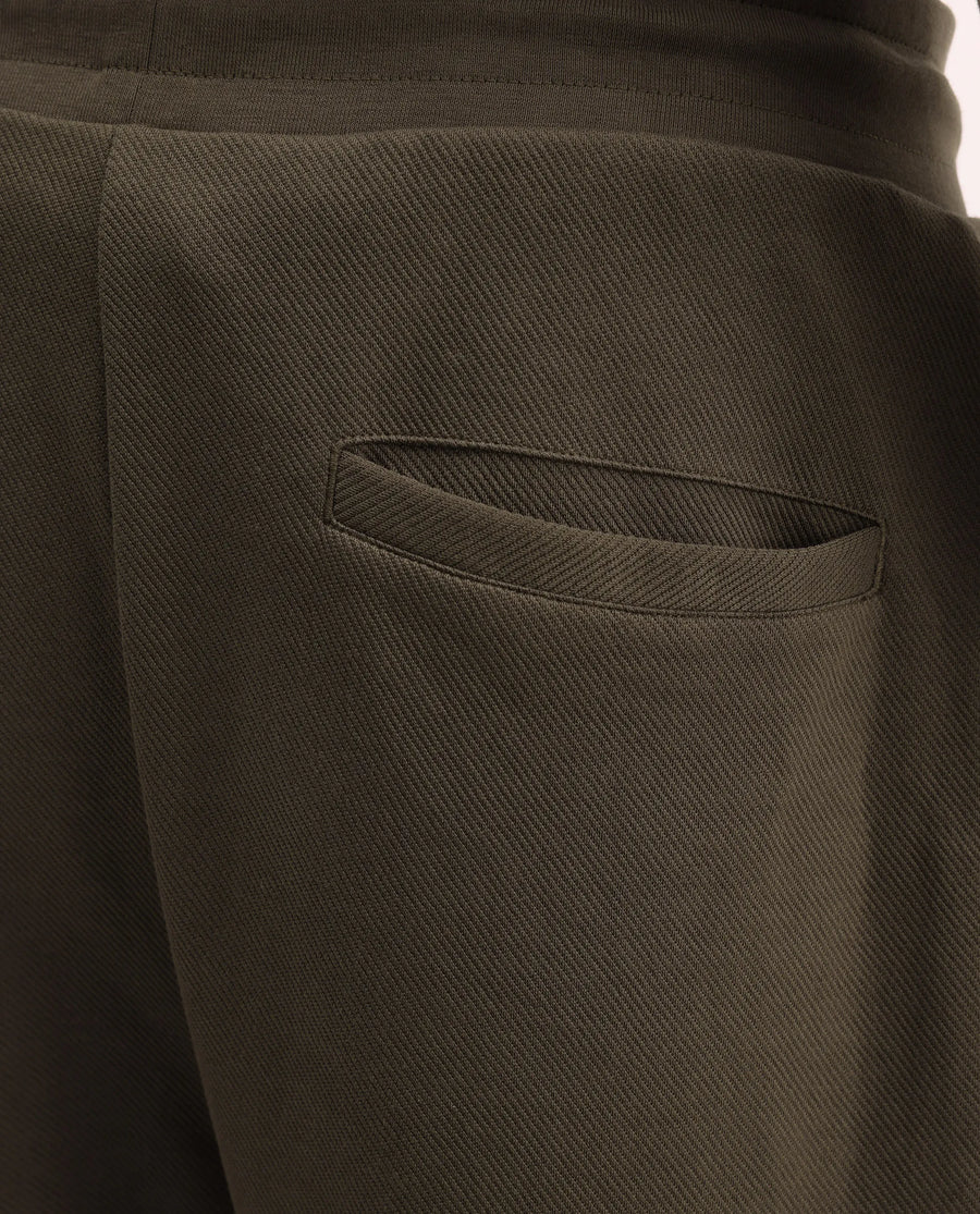 Rare Rabbit Men's Costo-B Dark Beige Polyester Blend Plain Regular Fit Track Pant