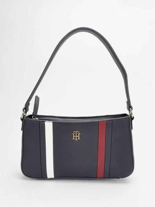Tommy Hilfiger Women Striped Structured Shoulder Bag